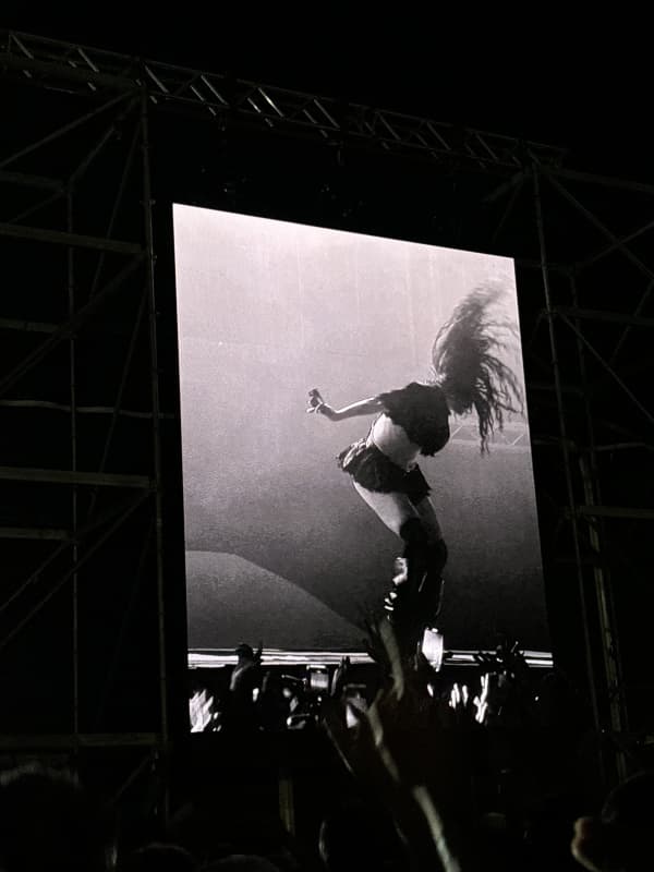 Charli XCX at the Laneway Festival in Auckland.