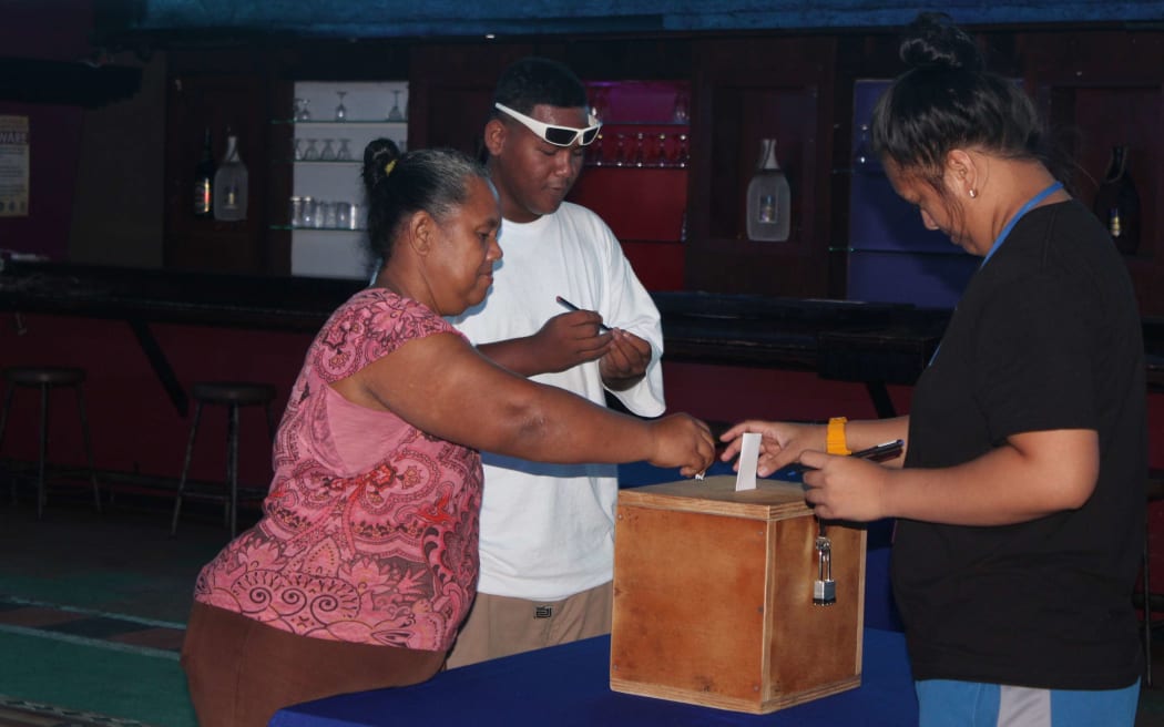 Voting under way in American Samoa.