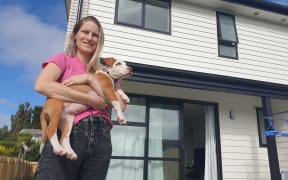 Gabrielle Krieger and her husband George moved from Auckland to New Plymouth, where they've purchased a three bedroom home for $390,000