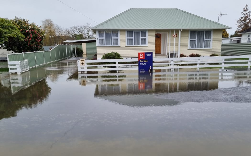 Flooding at property in Pahiatua