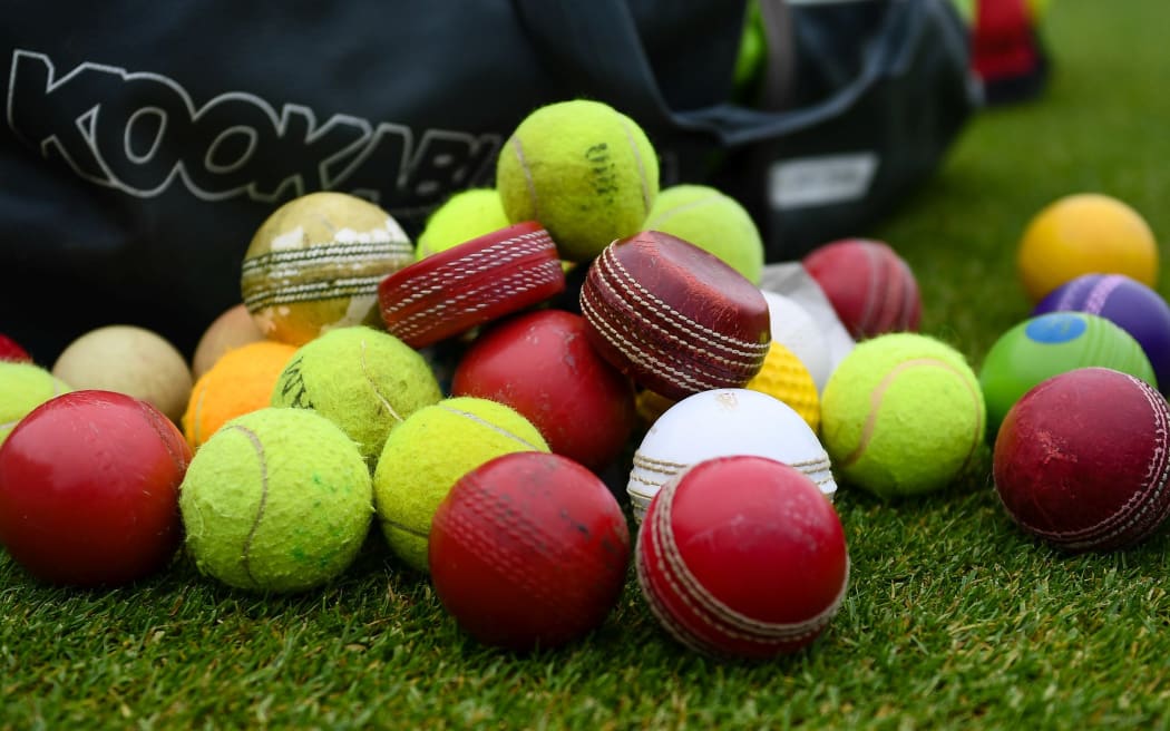Warm up balls during Day 1 of the Canterbury Vs Wellington Plunket Shield cricket match, Hagley Oval, Christchurch, New Zealand, 28th October 2020.Copyright photo: John Davidson / www.photosport.nz