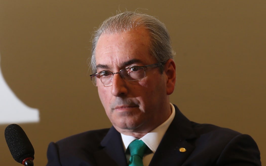 The deputy and chairman of the House away, Eduardo Cunha, testifies on Thursday, 19, the Board of Ethics of the House, the House of Representatives in Brasilia.
