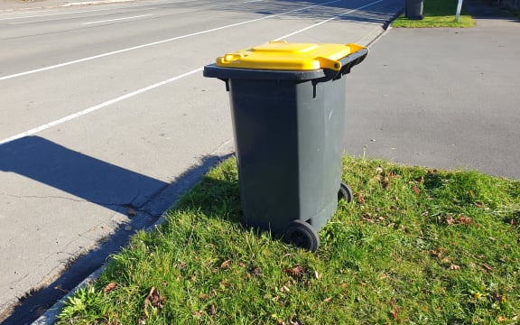 Christchurch recycling bins.