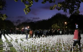 Anzac commemorations in Christchurch.