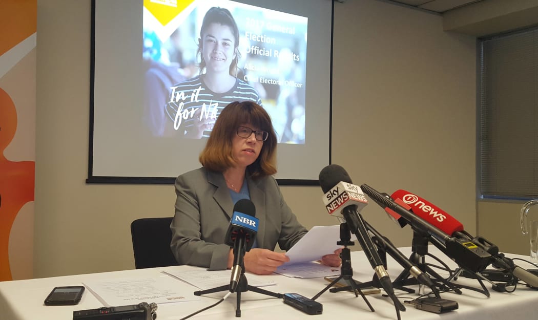 Chief Electoral Officer Alicia Wright