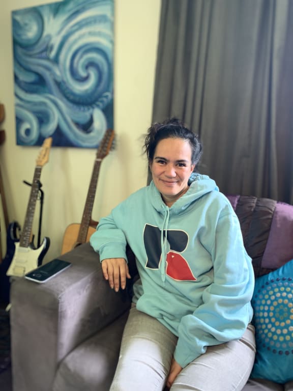 Cousin Courtney at Tipi's studio