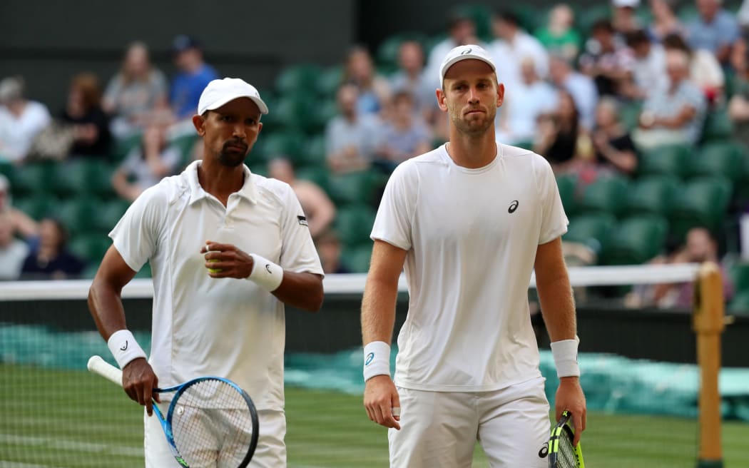 All England Lawn Tennis and Croquet Club, London, England; The Wimbledon Tennis Championships, Michael Venus (NZL) and Raven Klaasen (RSA)