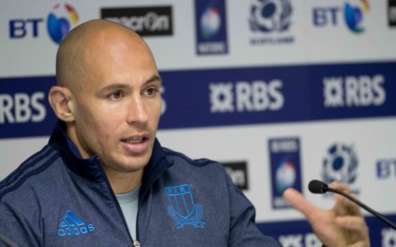 Italy captain Sergio Parisse.