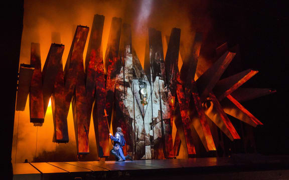 A scene from Die Walküre at The Met