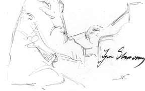Igor Stravinsky by Hilda Wiener