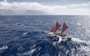 Vaka Moana on Hawaii, Auckland and Tahiti voyage, 2011.