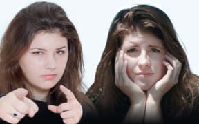 Jamie Curry & Mallory Ortberg photograph