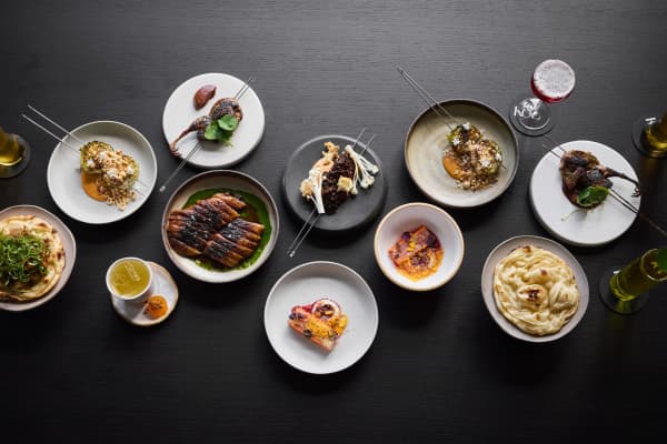 A feast on the table at KOL.