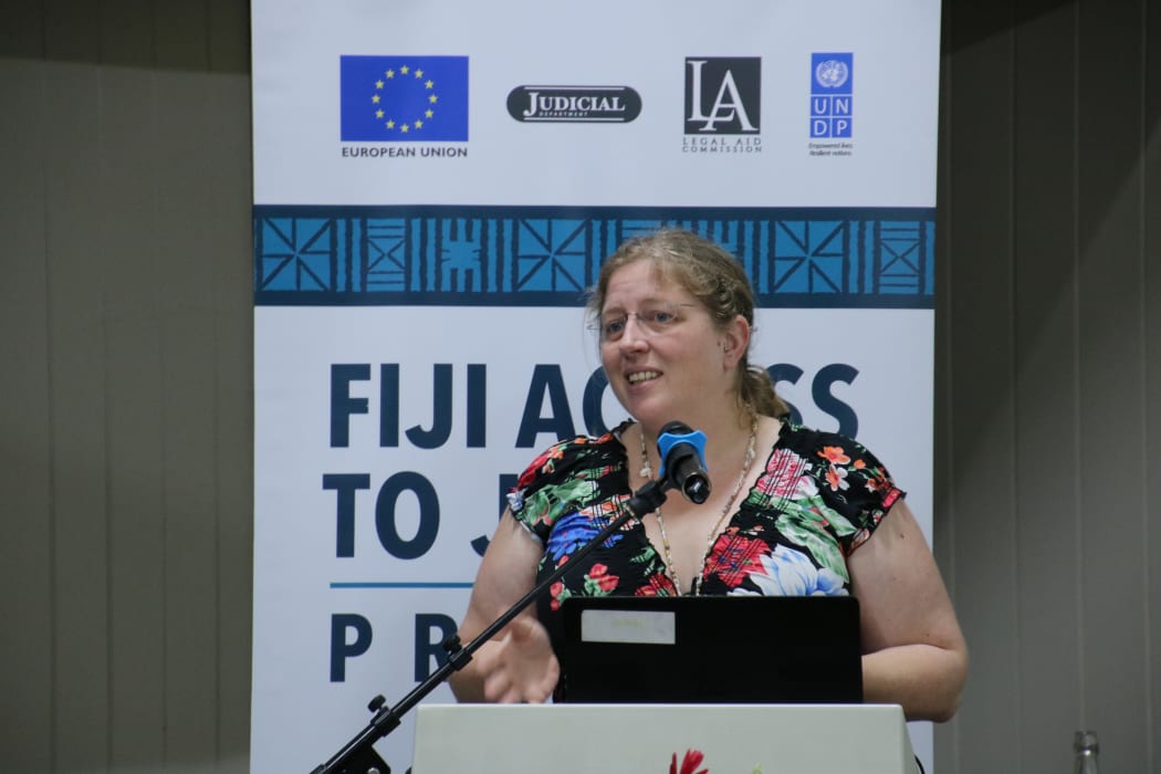 Julie Vandassen of the United Nations Development Programme (UNDP) in Fiji.