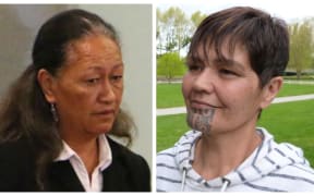 Karen Ruddelle (left) and Patricia Walsh are both victims of domestic abuse.