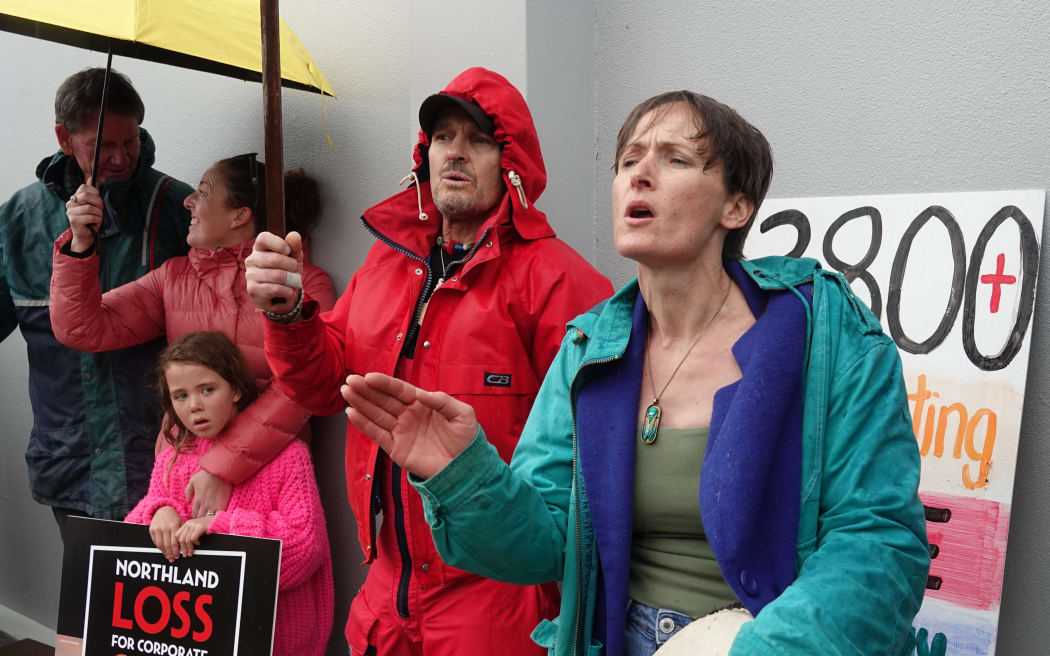 Protesters make their feelings heard over two controversial fast-track projects.