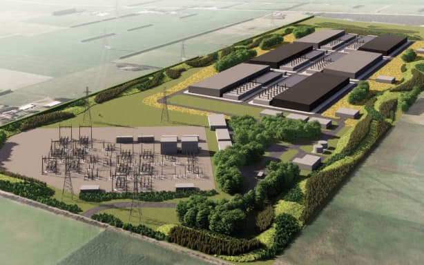 Artist's impression of how the data centre is to look.