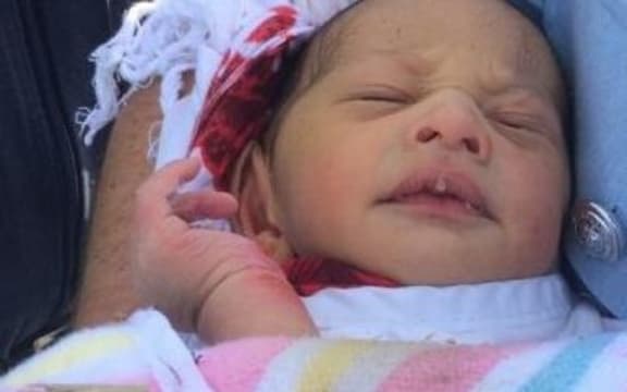 The baby was found at the bottom of a 2.5 metre drain in Sydney.