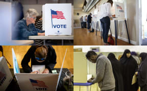 Americans vote in the US midterm elections.