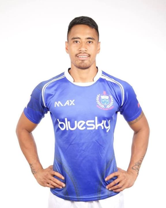 Tele'a Seumanutafa is one of five new caps for the Samoa sevens team in Las Vegas.