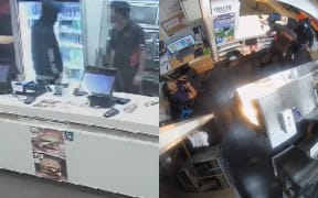 Security cameras caught the incident.