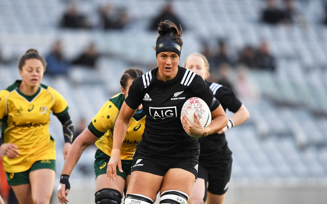 Black Ferns lock Charmaine Smith in 2018.