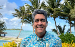 Surangel Whipps Jr in Rarotonga. 7 November 2023.