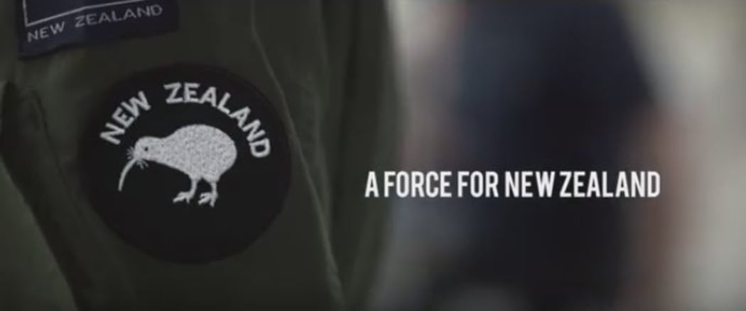 A screenshot from a New Zealand Defence Force recruitment video.