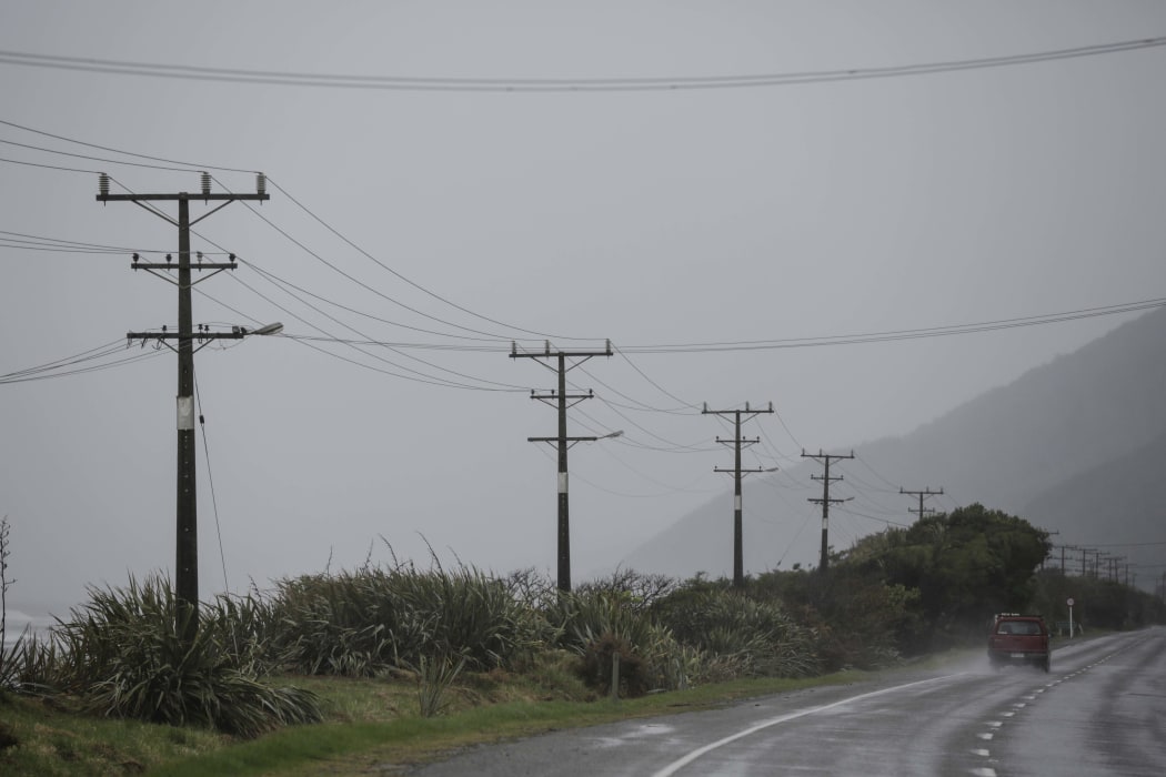 Some powerlines north of Granity were damaged in former cyclone Fehi, power companiy is concerned they may come down during former cyclone Gita causing power outage north of Granity and would pose a risk to life, warned to stay clear.