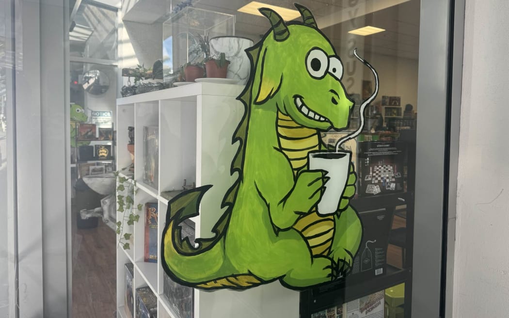 The owner of Caffeinated Dragon games café in central Wellington says business has dropped hugely due to construction work underway as the council redevelops Te Ngākau Civic Square.