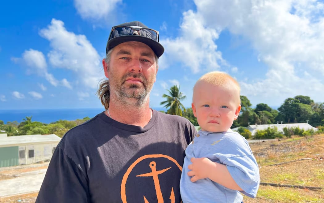 Israel Crouch's dive gear and baby car seat never arrived when he visited the islands.