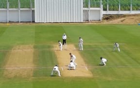 New Zealand A batting against India A