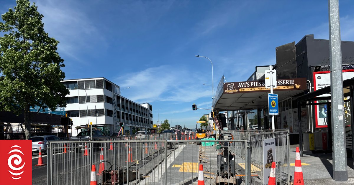 Businesses on busy road suffering as shops barricaded by roadworks for a year
