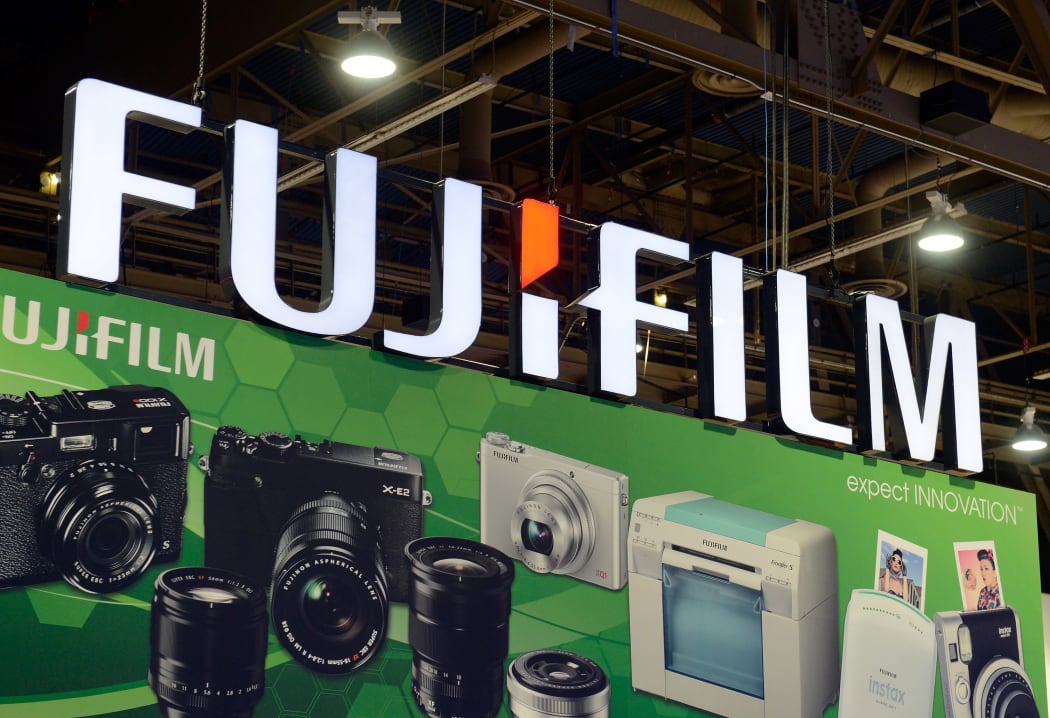 Fujifilm sign and electronic goods