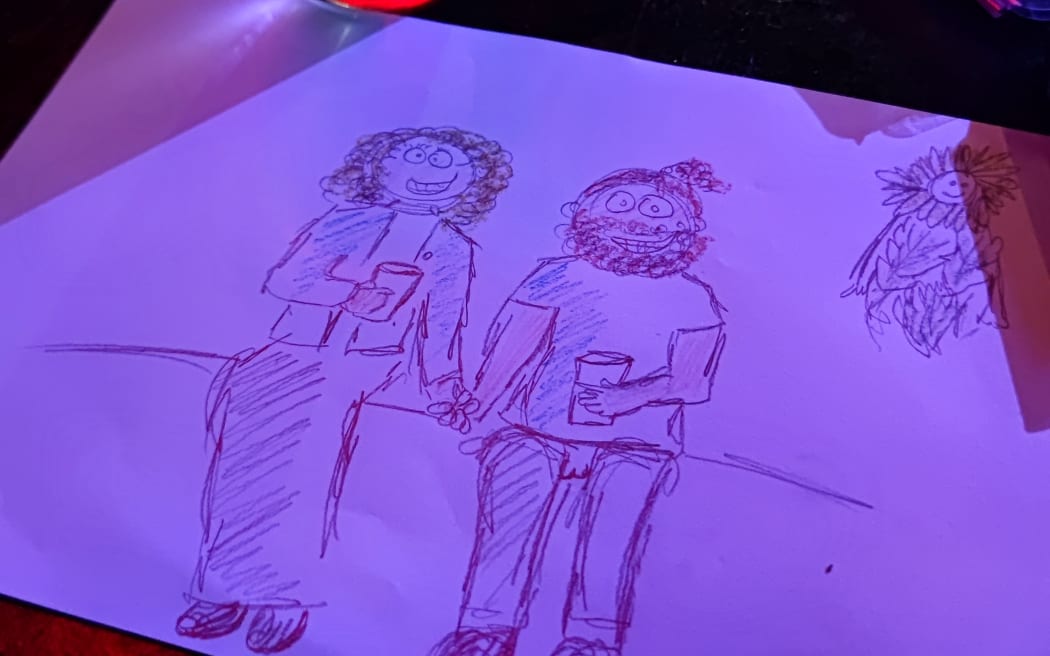 Alan's date night drawing