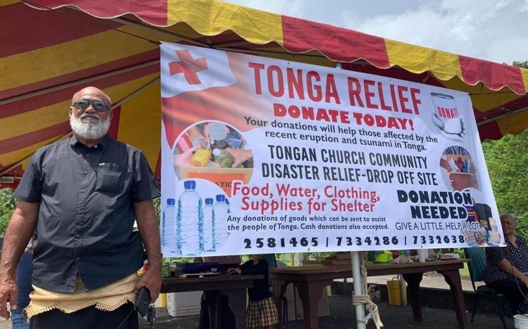 Tevita Paea said the Tongan Community in American Samoa started a relief drive for supplies to be sent to their homeland.