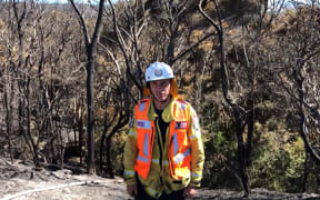 Incident Controller Rory Renwick gives an update via a Facebook video