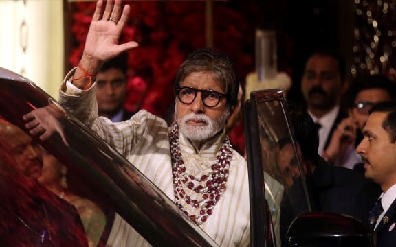 FILE PHOTO: File picture of Bollywood actor Amitabh Bachchan waving to fans in Mumbai, India, December 13, 2018. REUTERS/Francis Mascarenhas/File Photo