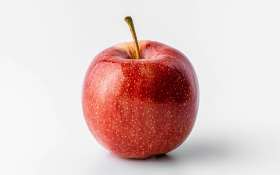 A red apple.