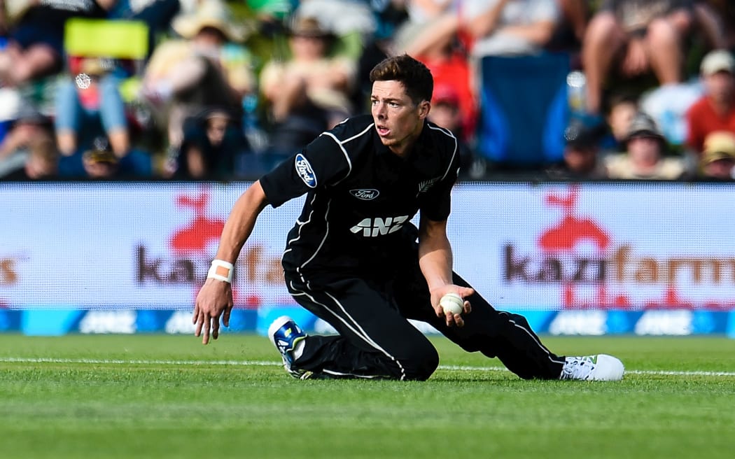 Black Caps spinner Mitchell Santner.