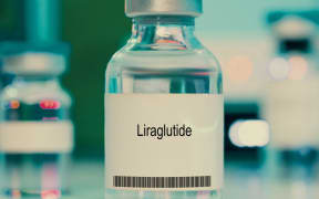 A vial of liraglutide.