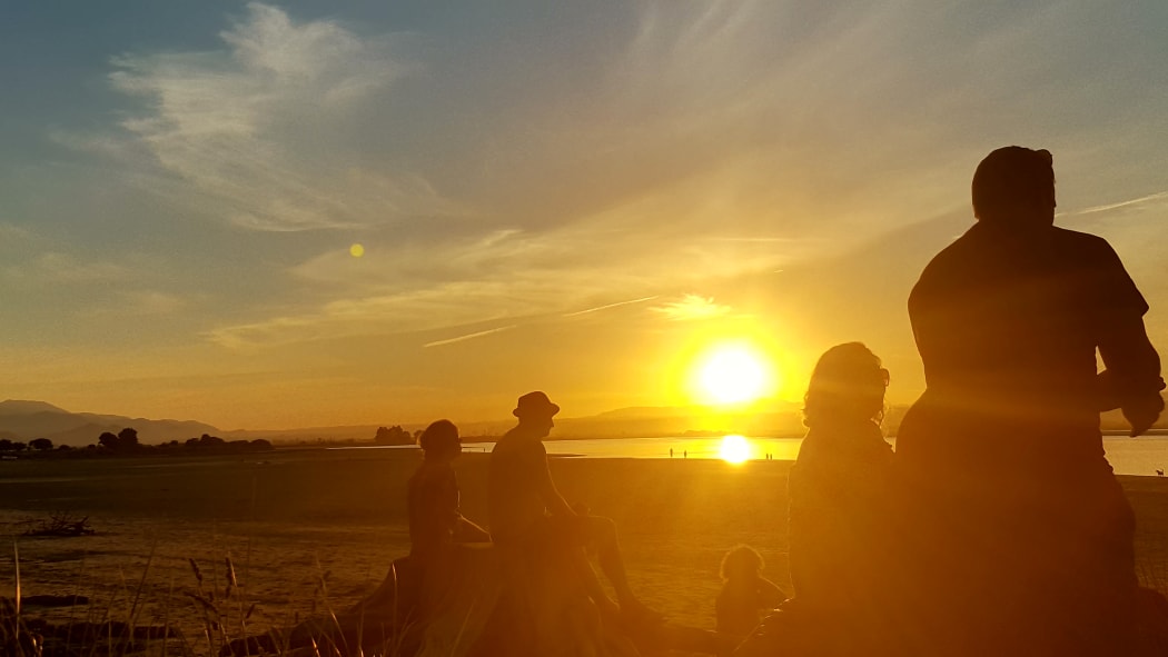 Sunset at Tahunanui Beach, Nelson - generic