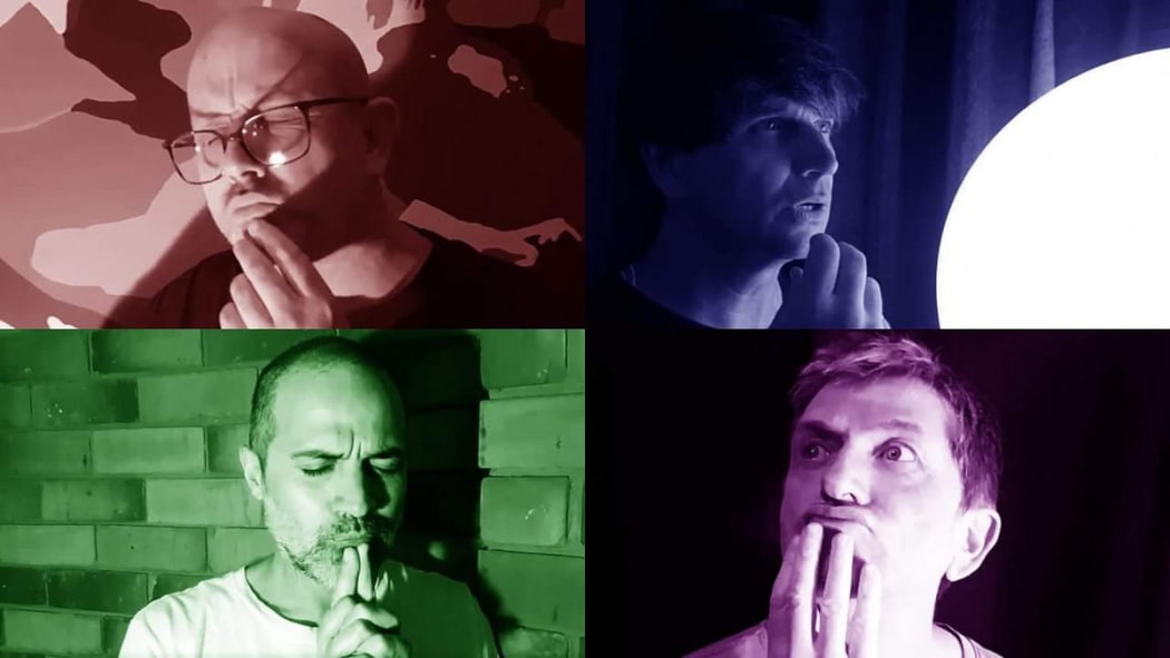 Thee Golden Geese (clockwise: Matthew Crawley, Gareth Shute, James Dansey, Dave Taylor)