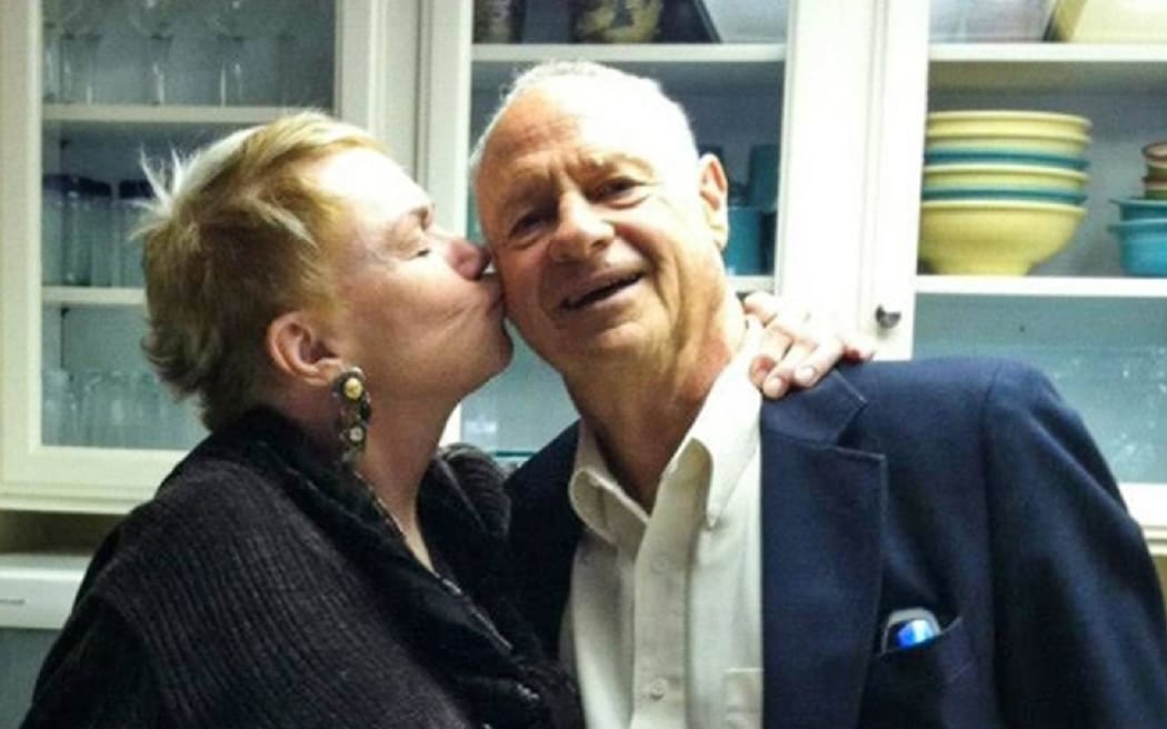 Ian McLauchlan with wife Lucie Ryan.