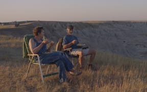 Frances McDormand and David Strathairn in the film NOMADLAND. Photo Courtesy of Searchlight Pictures. Â© 2020 20th Century Studios All Rights Reserved