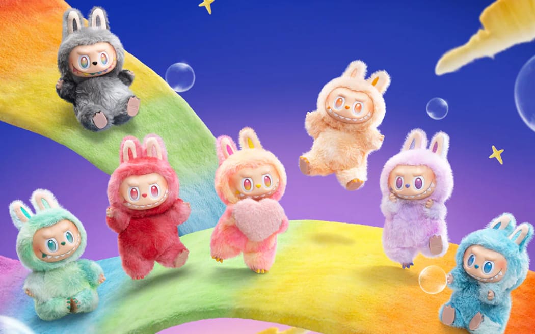 An illustration of Labubu Big into Energy series characters.