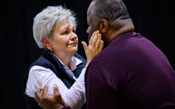 Opera singers Susan Bullock and Lester Lynch