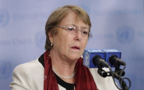 United Nations High Commissioner for Human Rights Michelle Bachelet.
