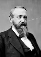President Benjamin Harrison. Harrison was the 23rd President of the United States. He became a prominent local attorney, Presbyterian church leader and politician in Indiana before his election. (Photo by Ann Ronan Picture Library / Photo12 via AFP)
