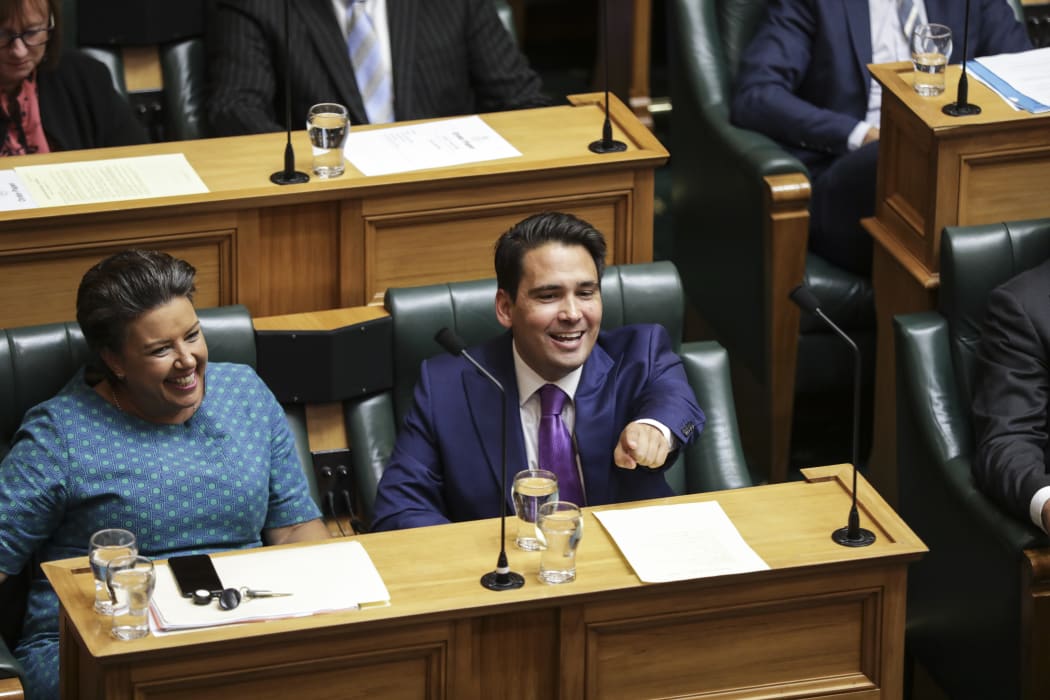 New National Party leader, Simon Bridges and Deputy Paula Bennett